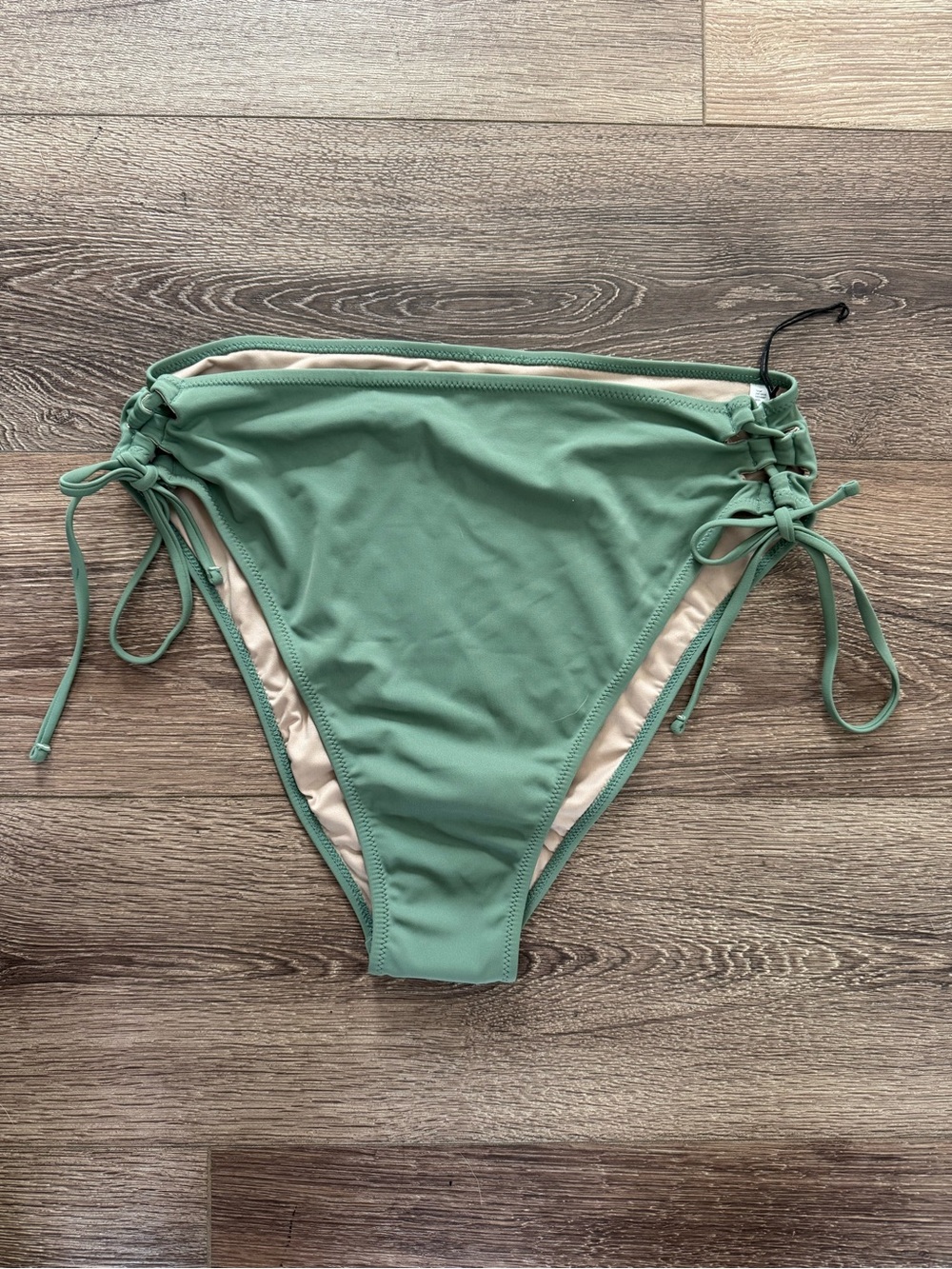 ⭐️NWT⭐️ Shade & Shore High Waist Side-Tie Bikini Swimsuit Bottoms, Sage Green